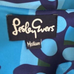 Lesley Evers Blue and Purple Women's Dress